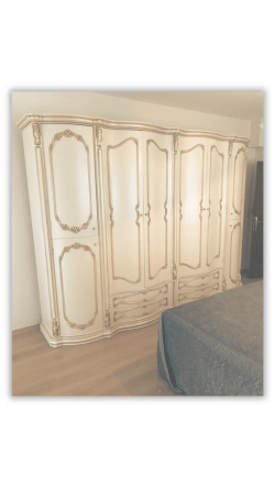 atolyelerden gelenler gold işlemeli beyaz eski gardrop modeli boya doseme yenileme png